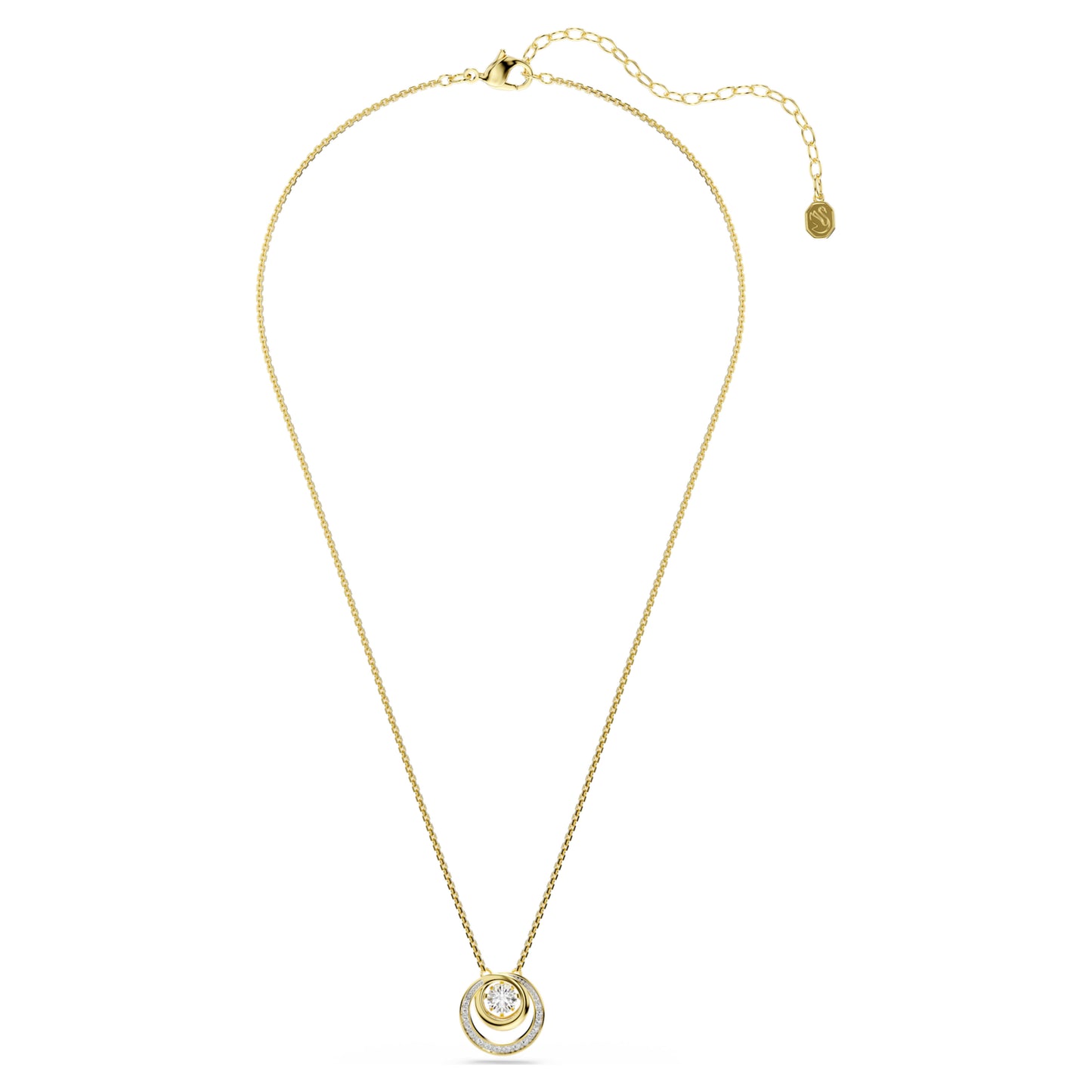 HYPERBOLA PENDANT - WHITE, GOLD