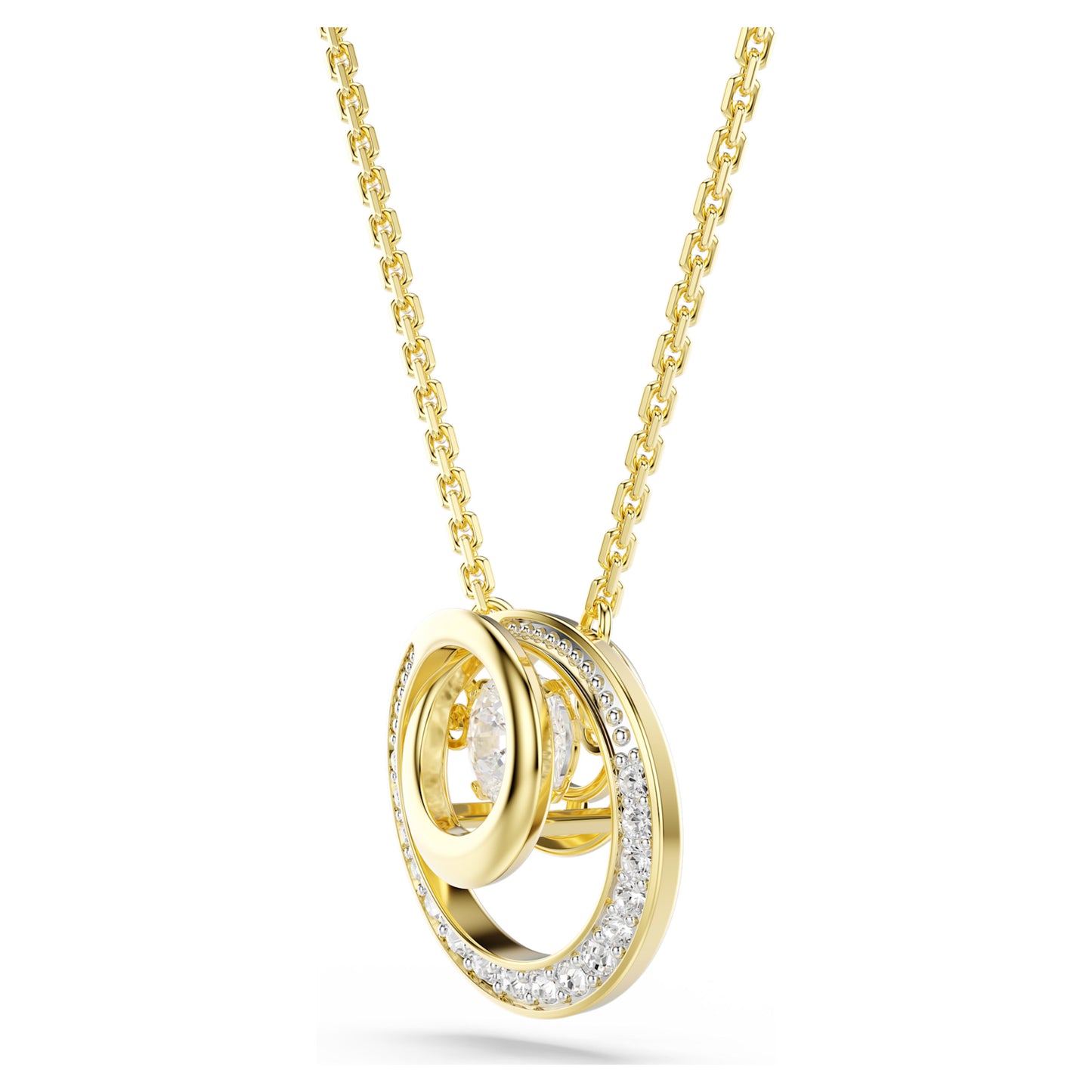 HYPERBOLA PENDANT - WHITE, GOLD