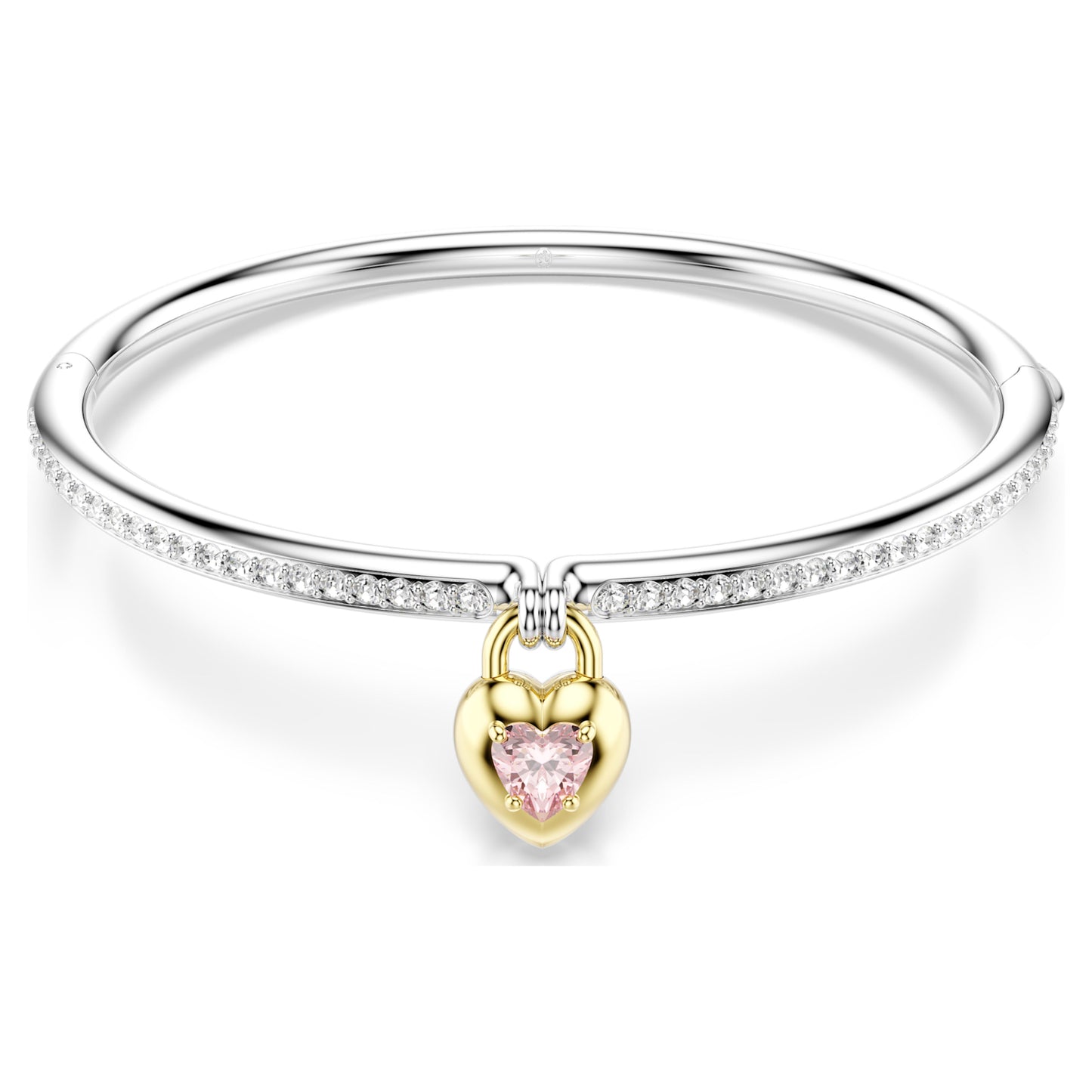 IDYLLIA BANGLE HEART - PINK, MIXED-METAL