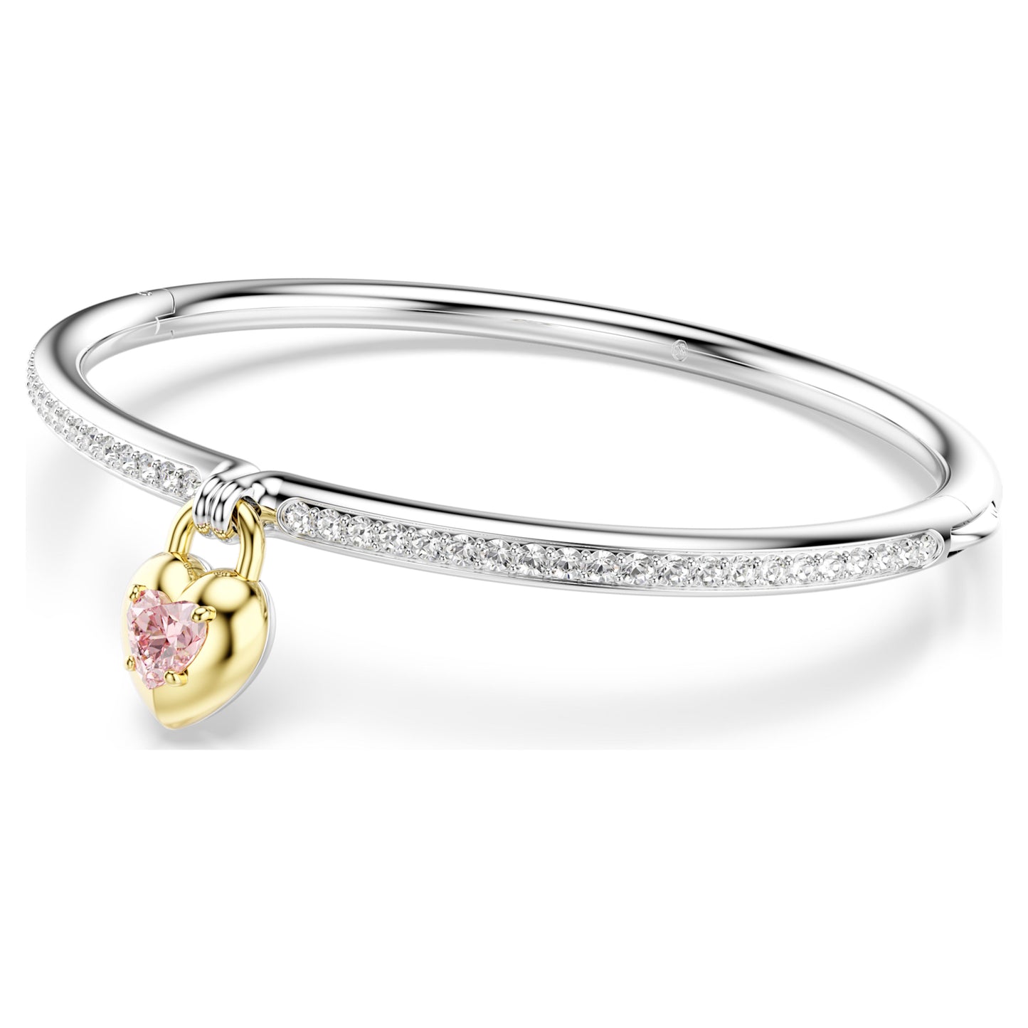 IDYLLIA BANGLE HEART - PINK, MIXED-METAL