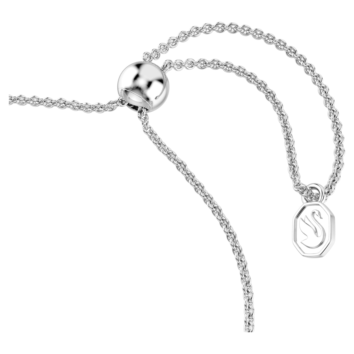 IDYLLIA BRACELET ARROW - WHITE, RHODIUM