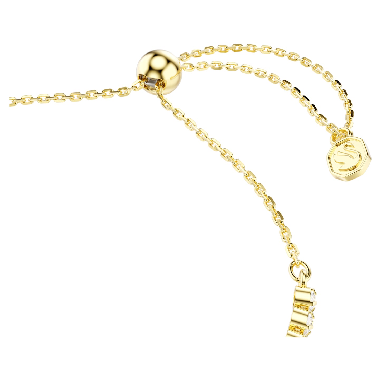 IDYLLIA BRACELET HEART W ARROW - WHITE, GOLD
