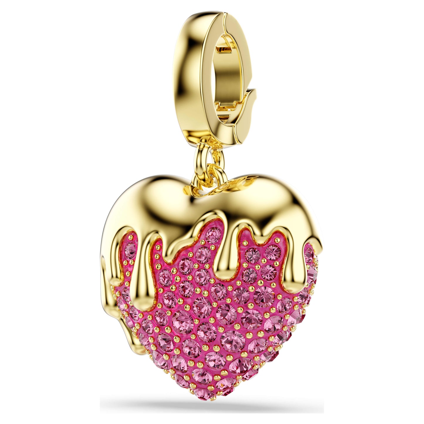 IDYLLIA CHARM HEART - PINK, GOLD