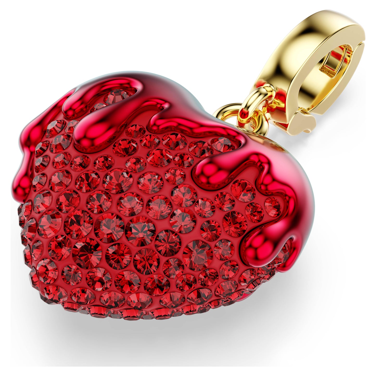 IDYLLIA CHARM HEART - RED, GOLD