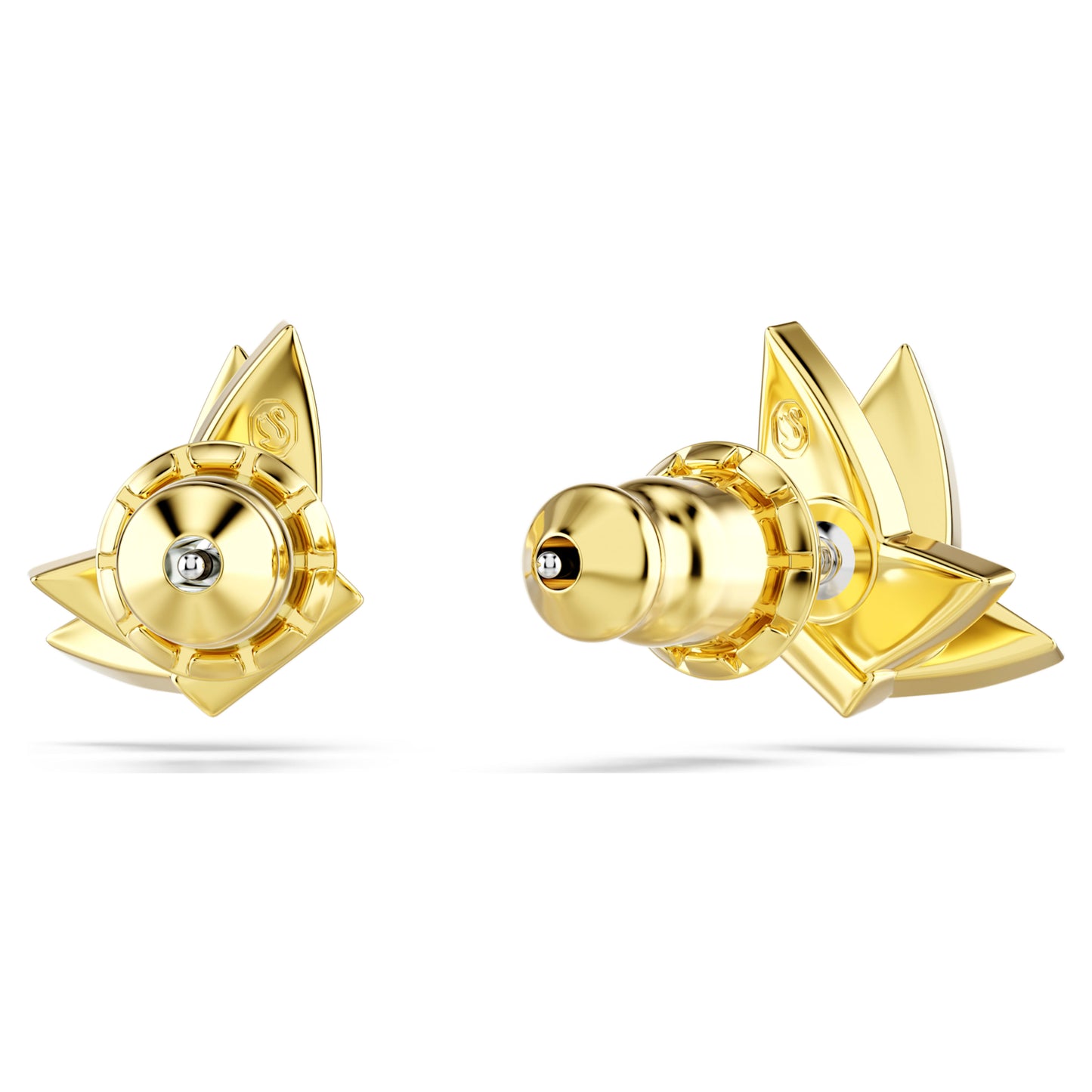 IDYLLIA LILIA STUDS BUTTERFLY - WHITE, GOLD