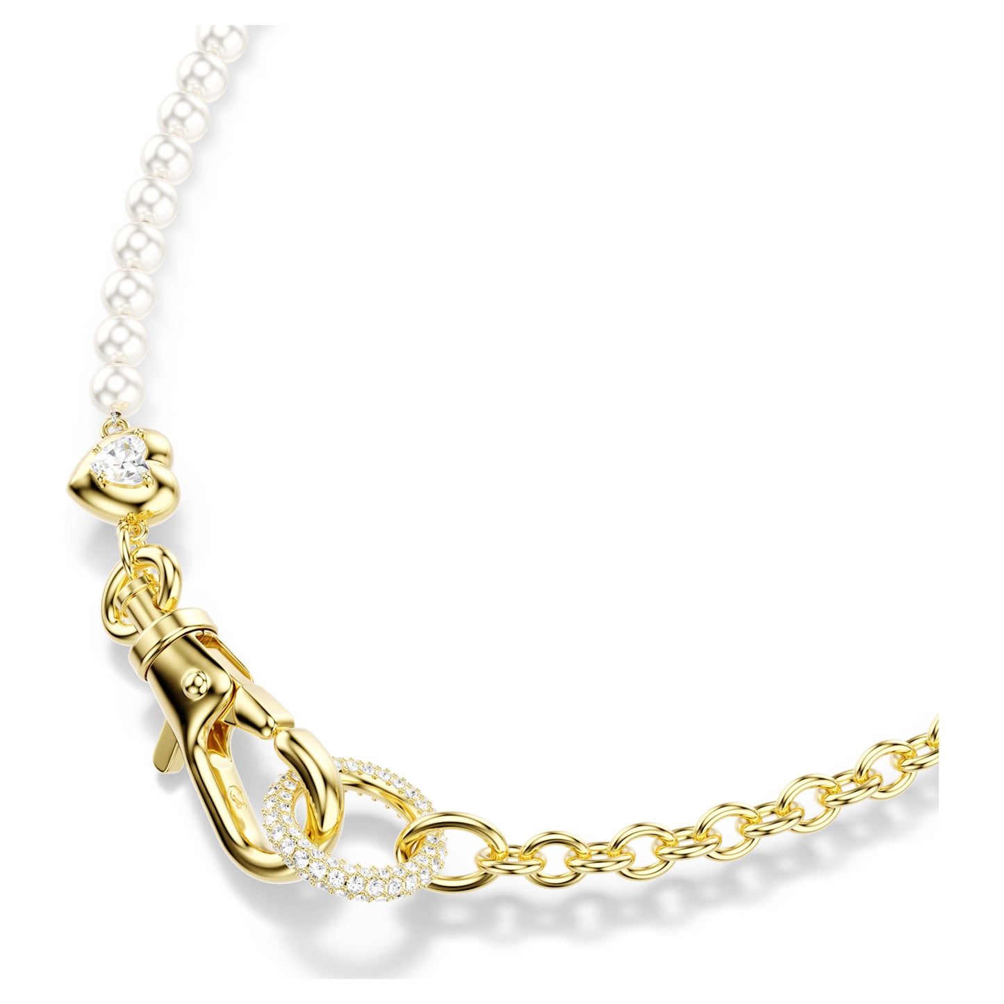 IDYLLIA NECKLACE PEARL - WHITE, GOLD