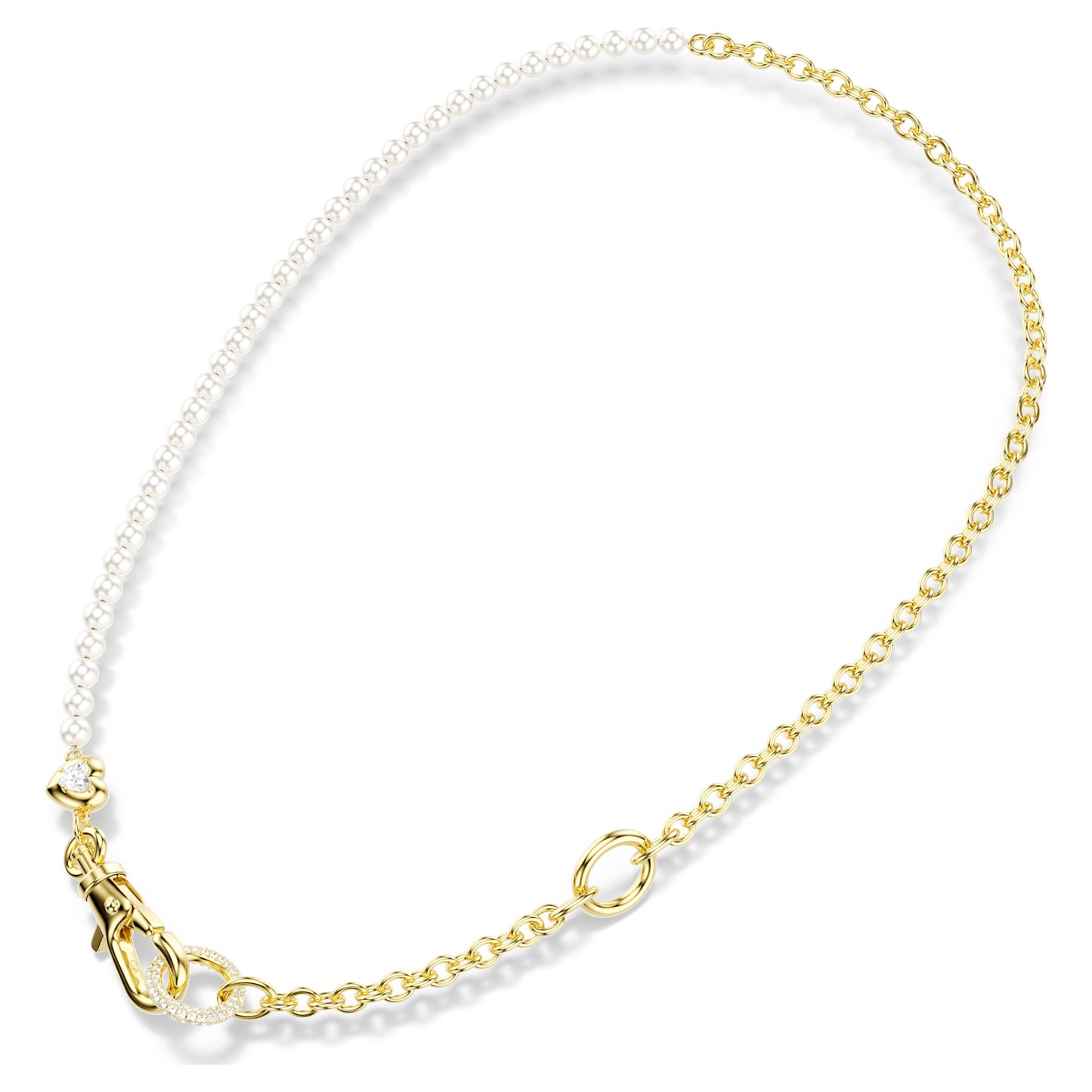 IDYLLIA NECKLACE PEARL - WHITE, GOLD
