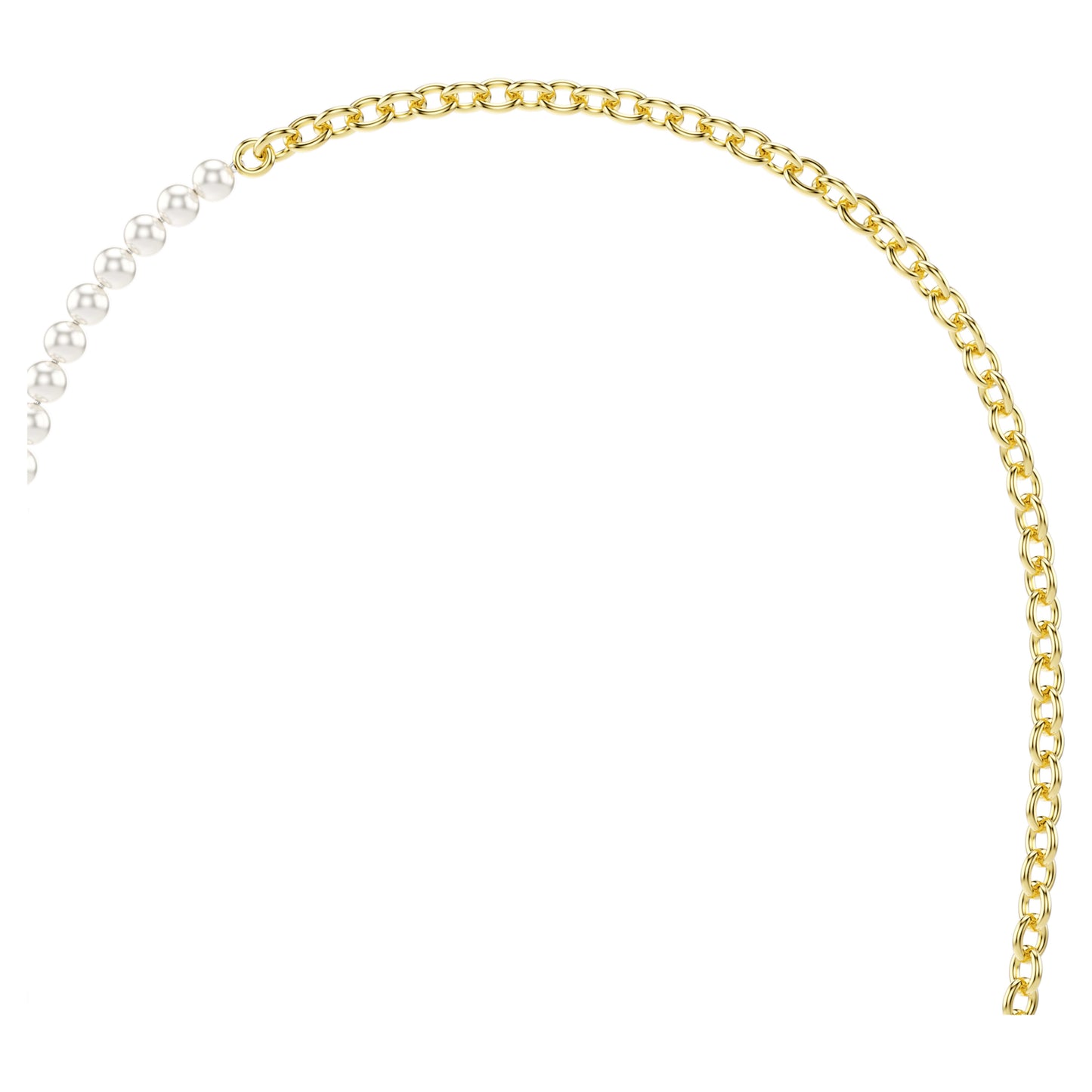 IDYLLIA NECKLACE PEARL - WHITE, GOLD