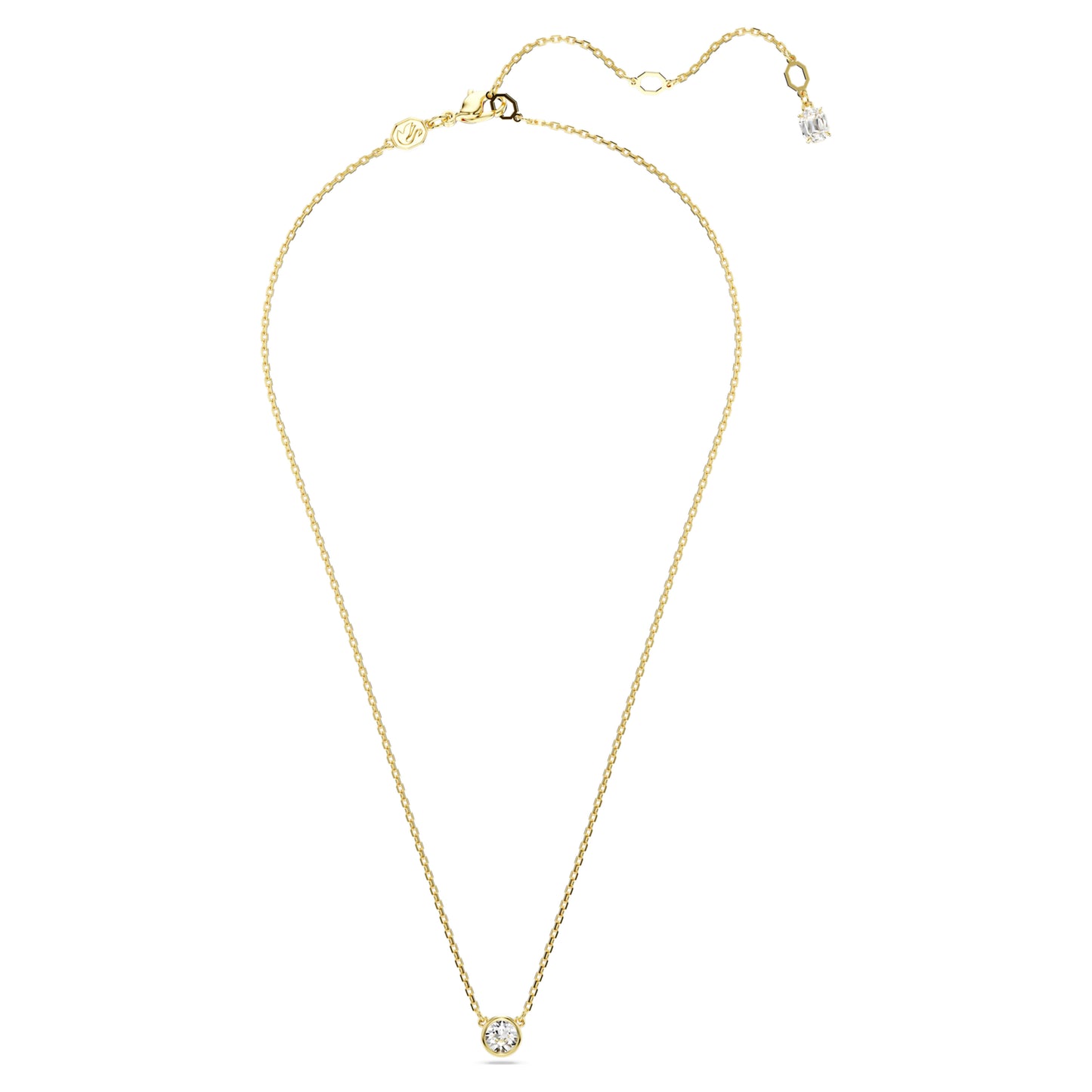 IMBER PENDANT - WHITE, GOLD