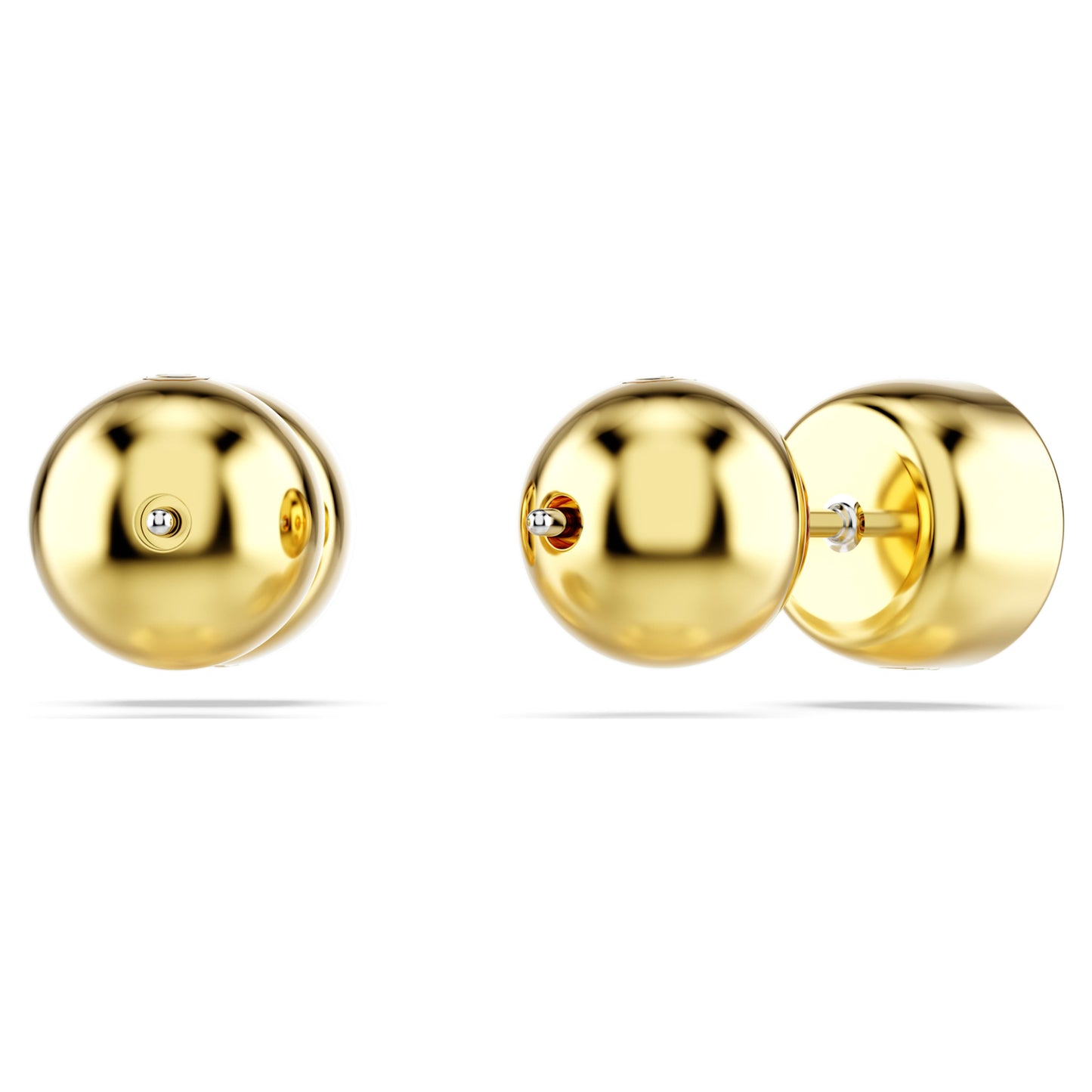 IMBER STUD EARRINGS - WHITE, GOLD