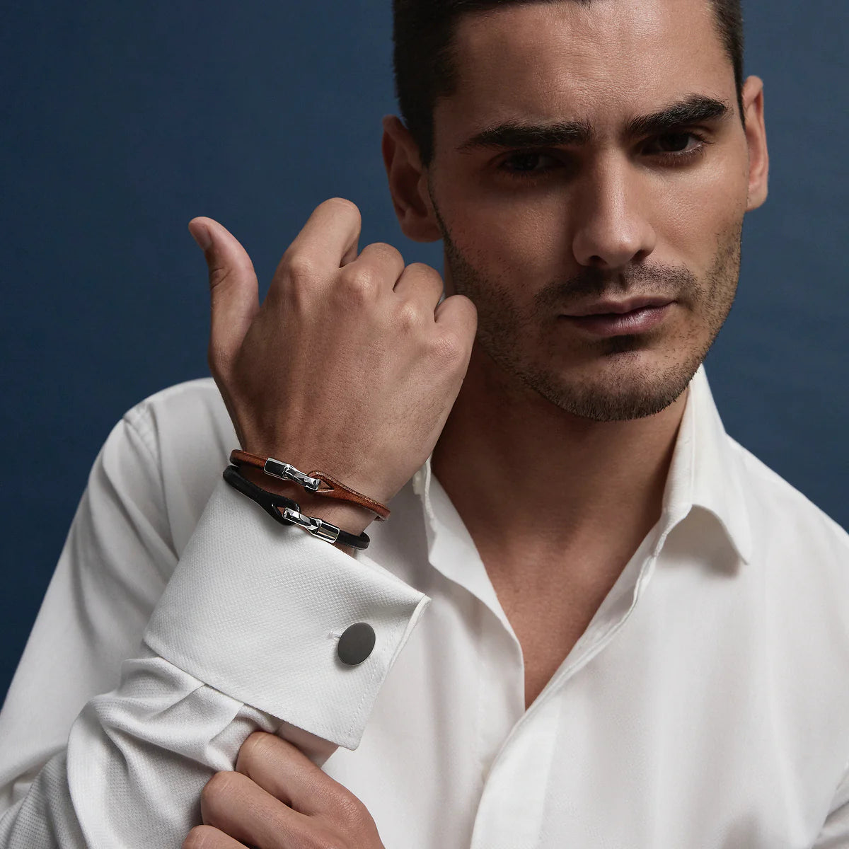 KINSHIP MEN'S LEATHER BRACELET