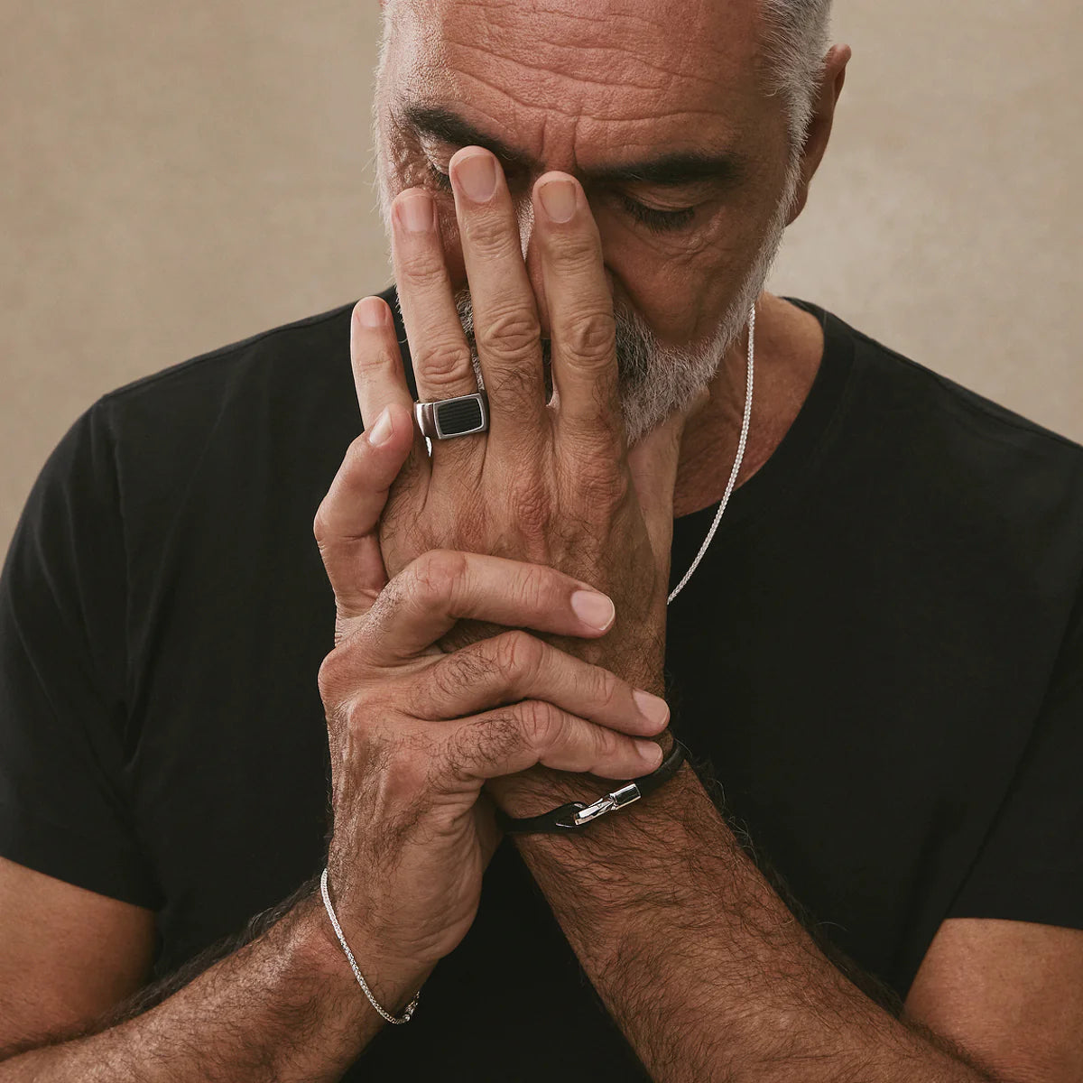 KINSHIP MEN'S LEATHER BRACELET