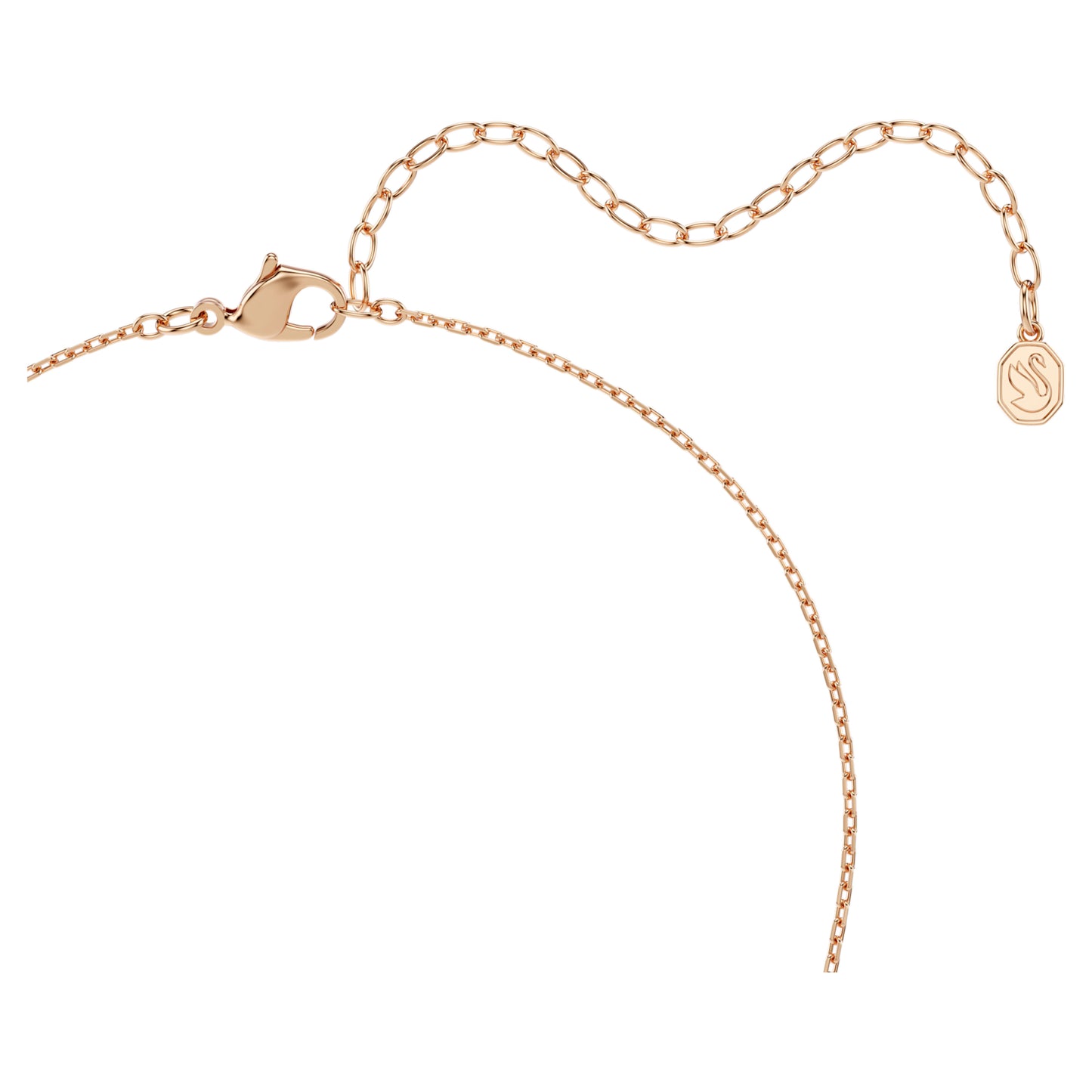 MATRIX NECKLACE - WHITE, 18K ROSE GOLD