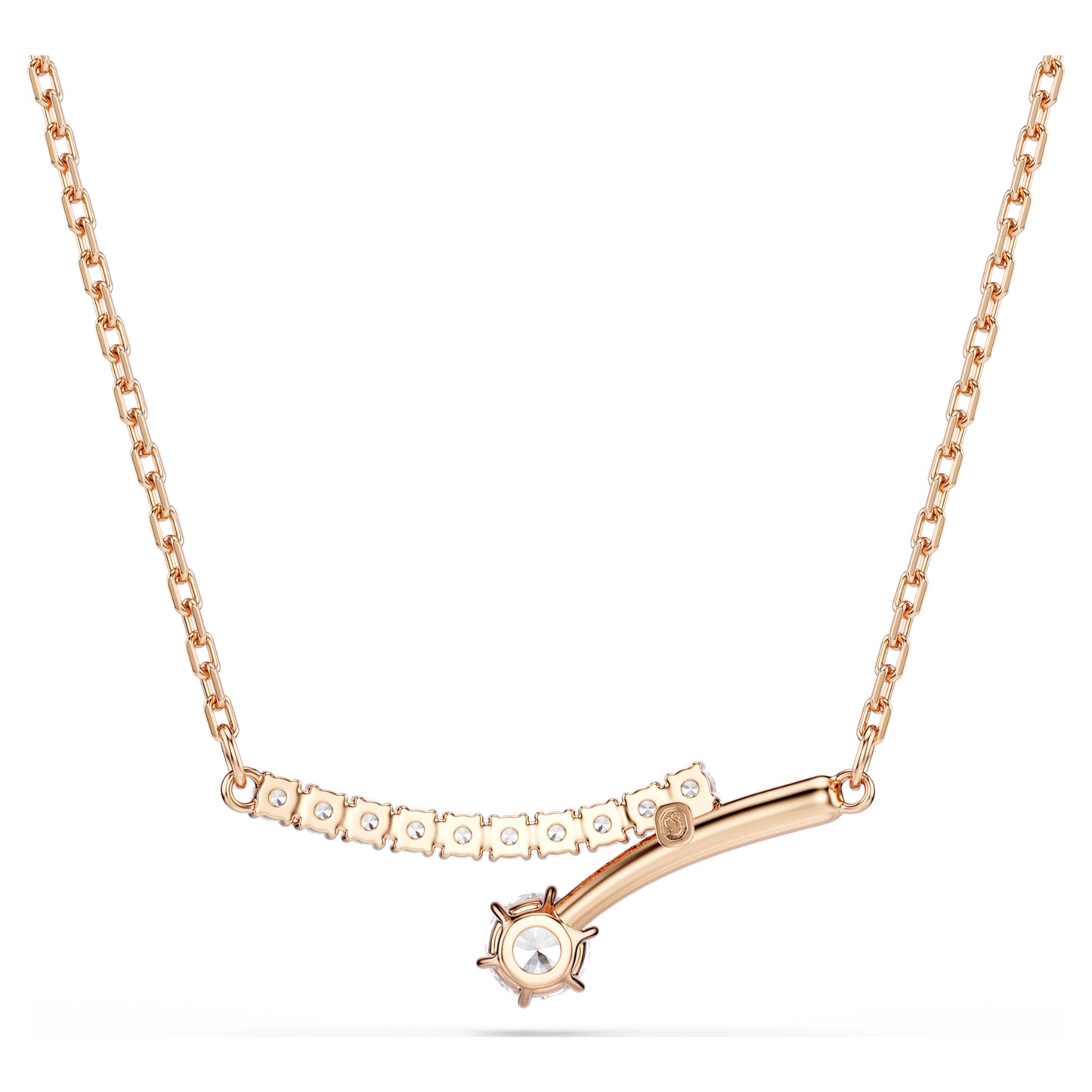 MATRIX NECKLACE - WHITE, 18K ROSE GOLD