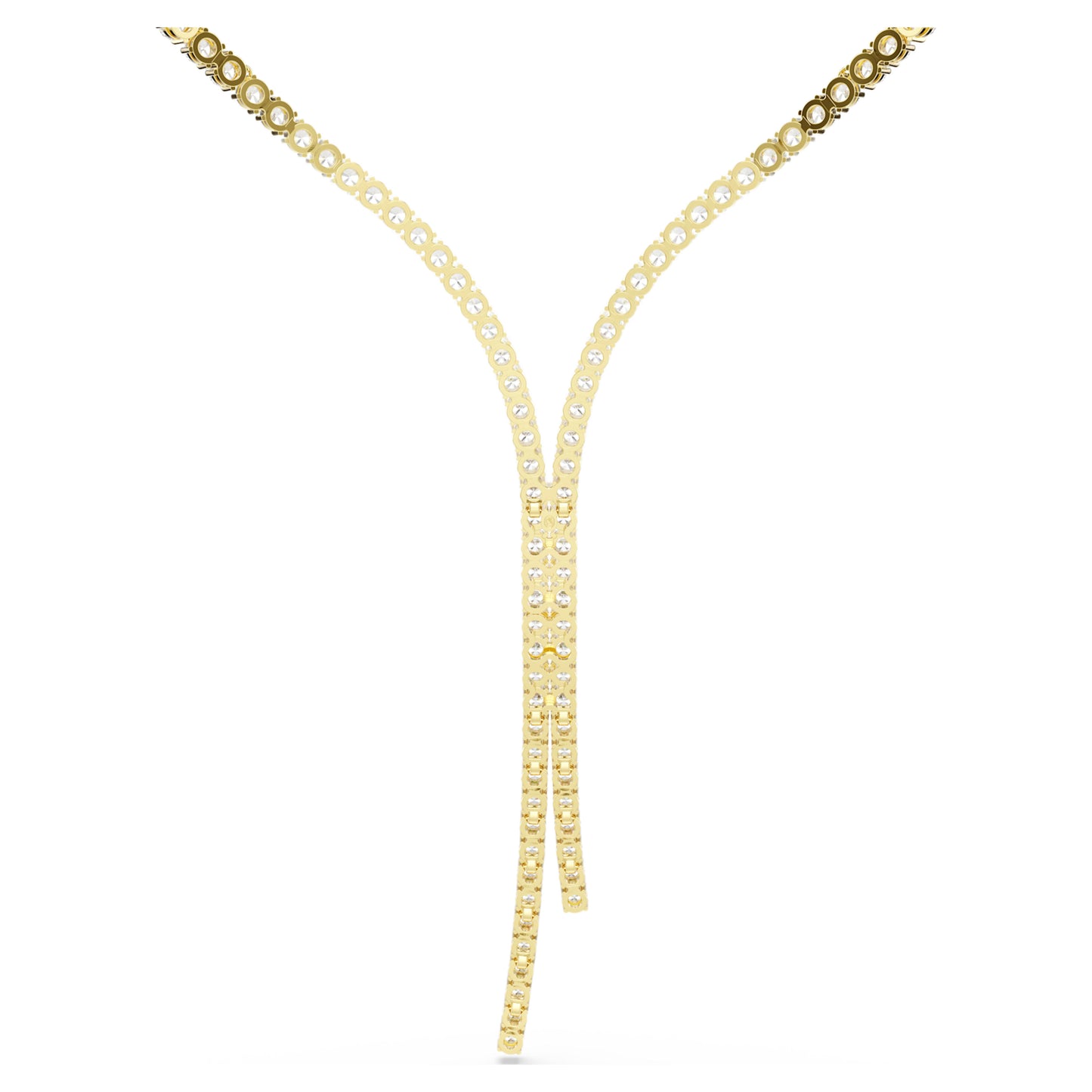 MATRIX Y NECKLACE - WHITE, 18K GOLD