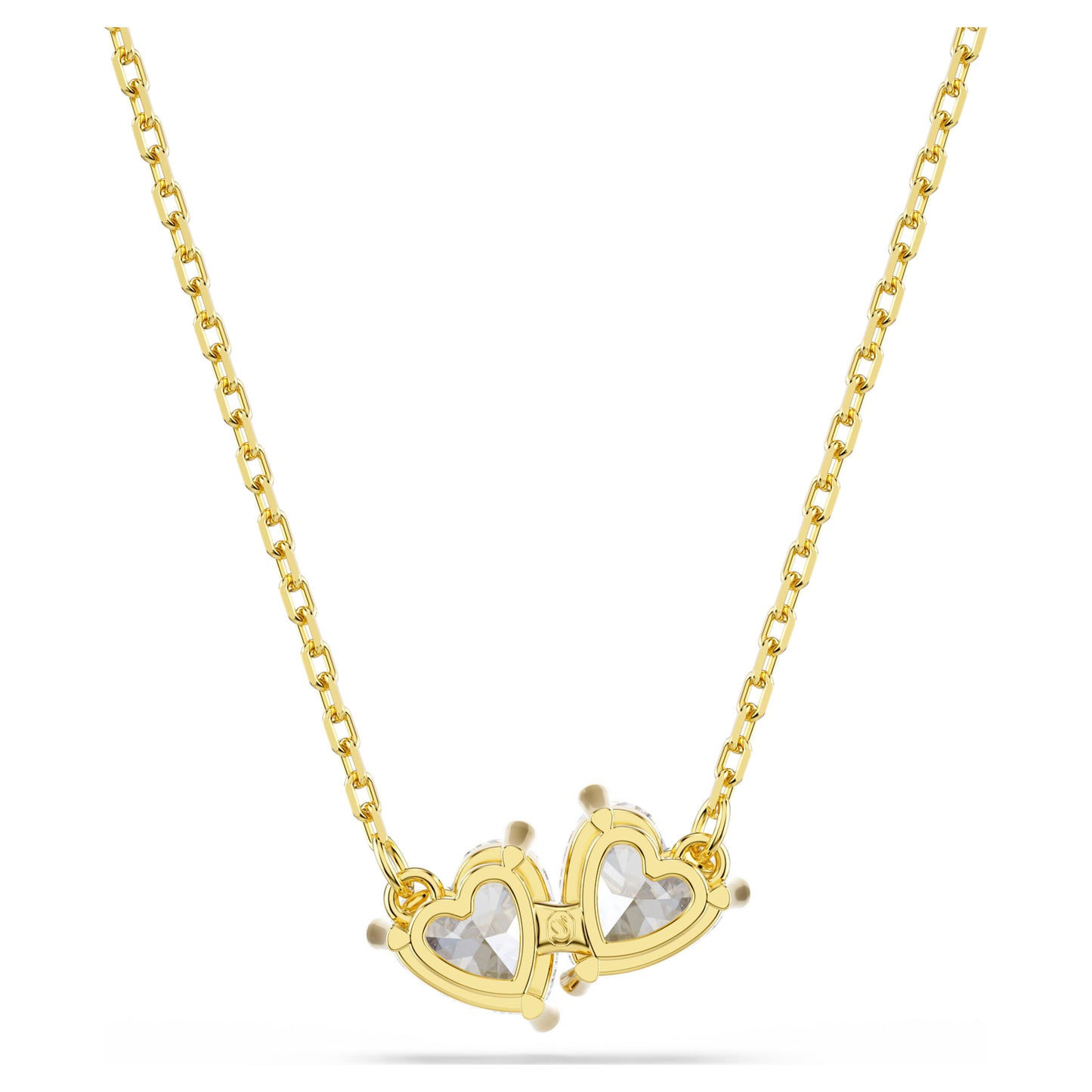 MESMERA ATTRACT NECKLACE HEART - WHITE, GOLD