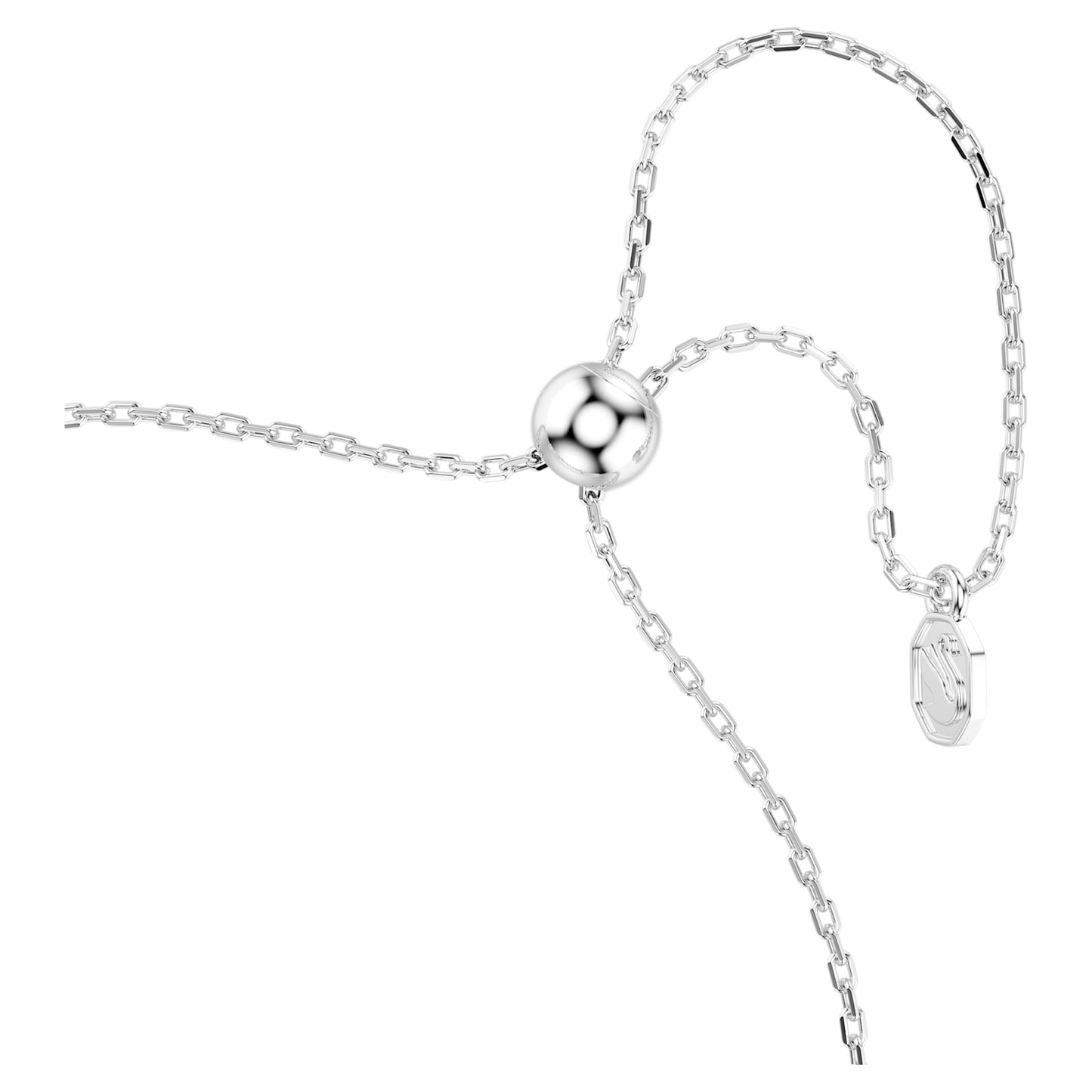 MESMERA BRACELET MARQUISE - WHITE, RHODIUM