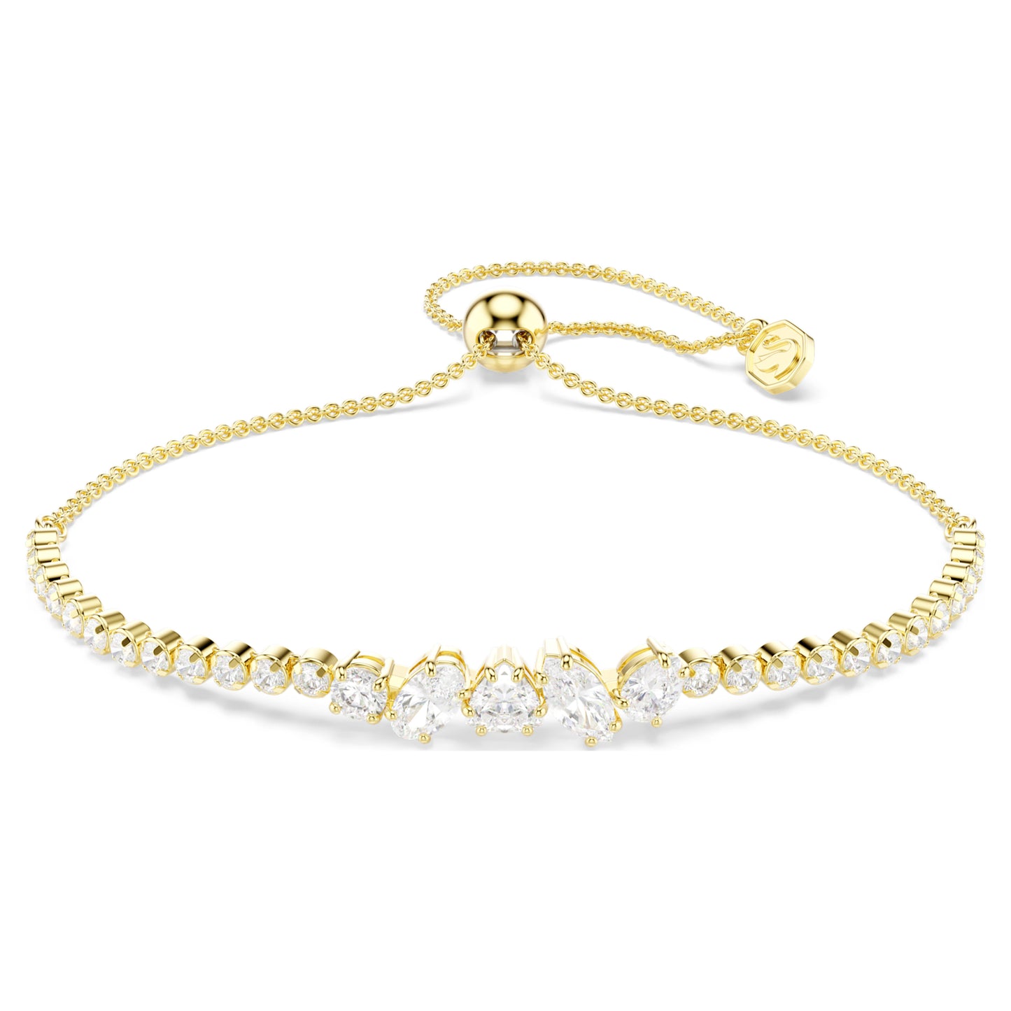 MESMERA BRACELET - WHITE, 18K GOLD