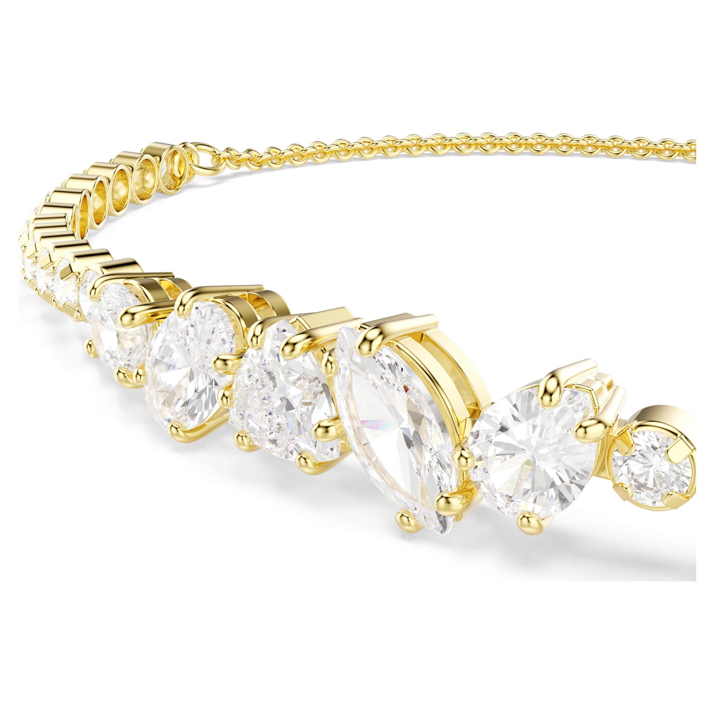 MESMERA BRACELET - WHITE, 18K GOLD