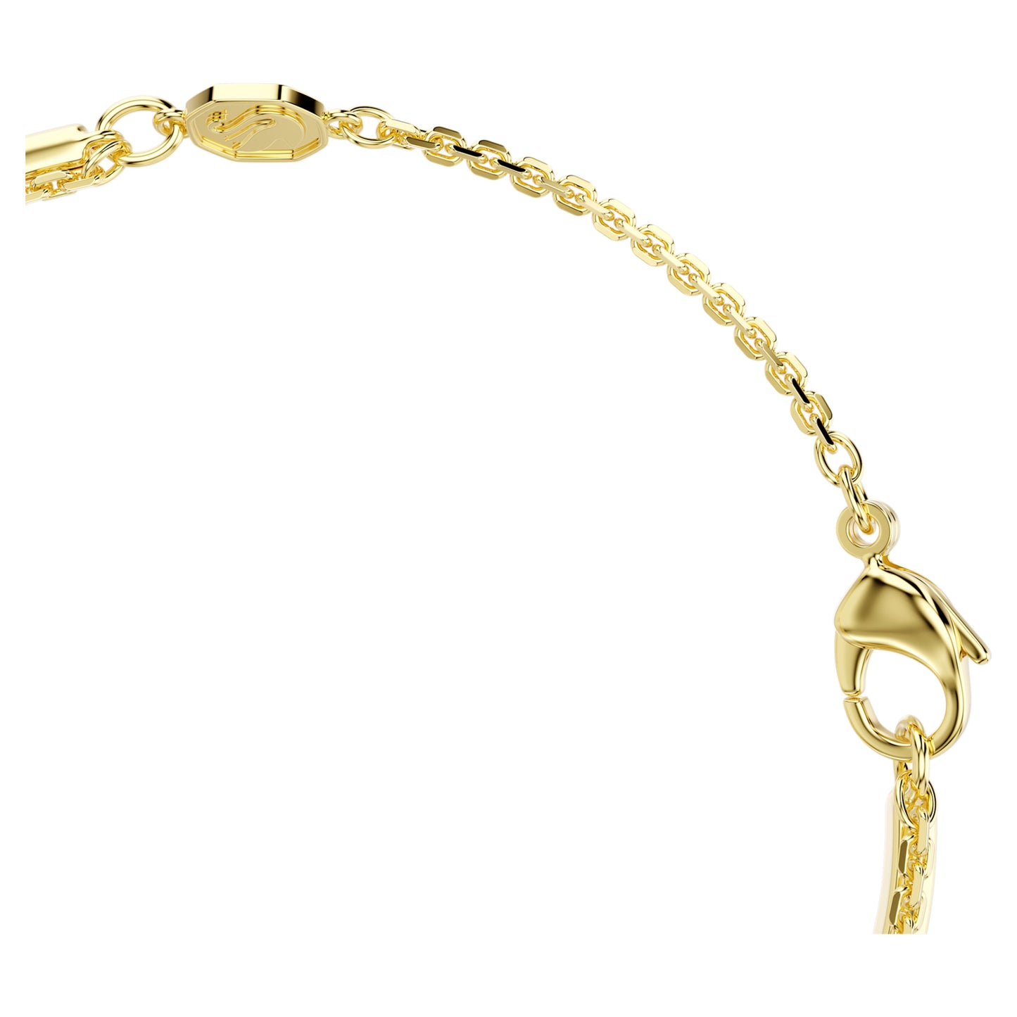 MESMERA BRACELET DOUBLE - WHITE, 18K GOLD