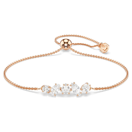 MESMERA BRACELET - WHITE, 18K ROSE GOLD