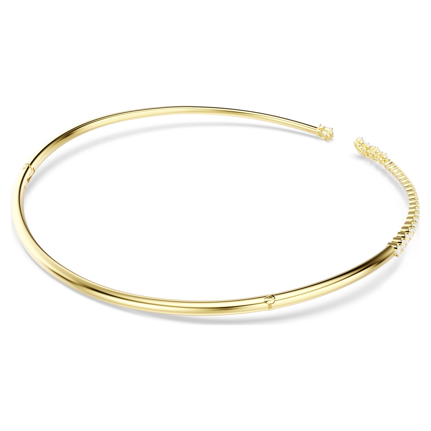MESMERA CHOKER - WHITE, 18K GOLD