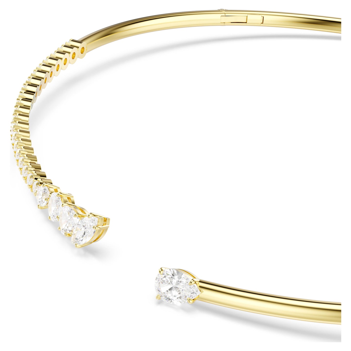 MESMERA CHOKER - WHITE, 18K GOLD