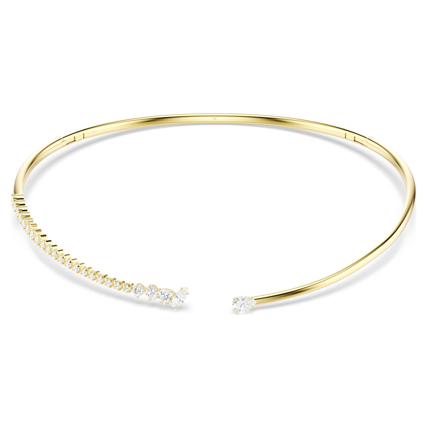 MESMERA CHOKER - WHITE, 18K GOLD