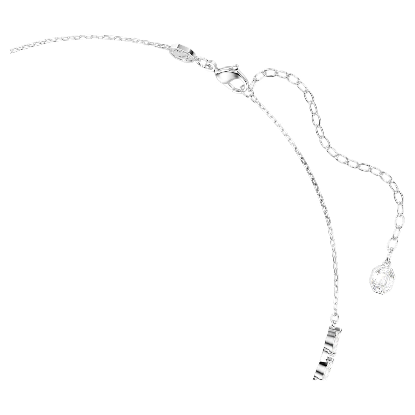 MESMERA NECKLACE MARQUISE - WHITE, RHODIUM