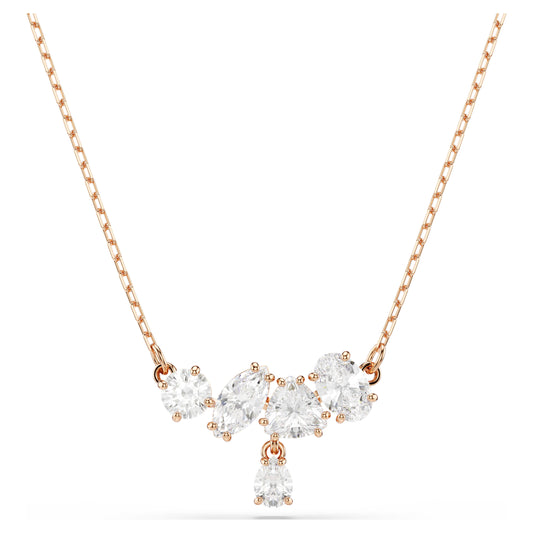 MESMERA NECKLACE - WHITE, 18K ROSE GOLD