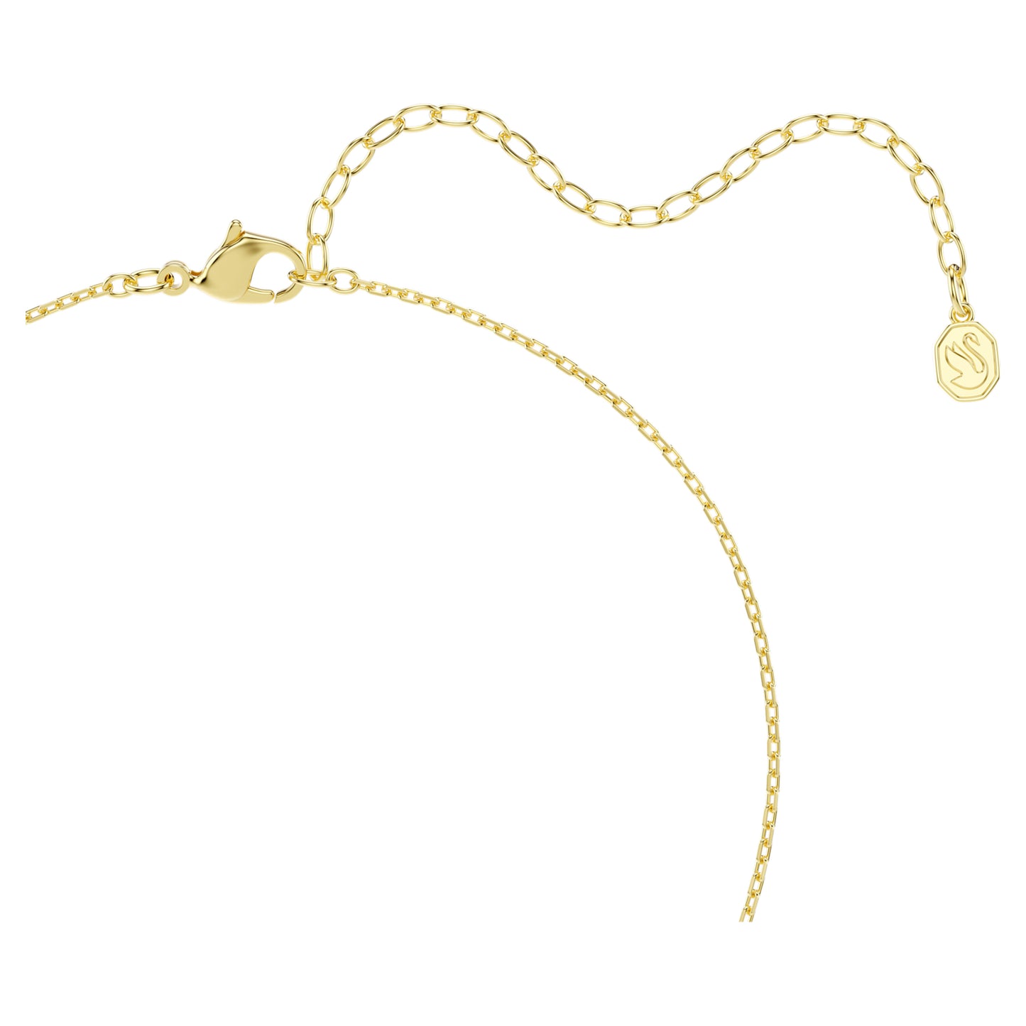 MESMERA Y NECKLACE - WHITE, 18K GOLD