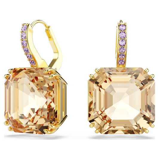 MILLENIA DROP EARRINGS - CARAMEL, GOLD