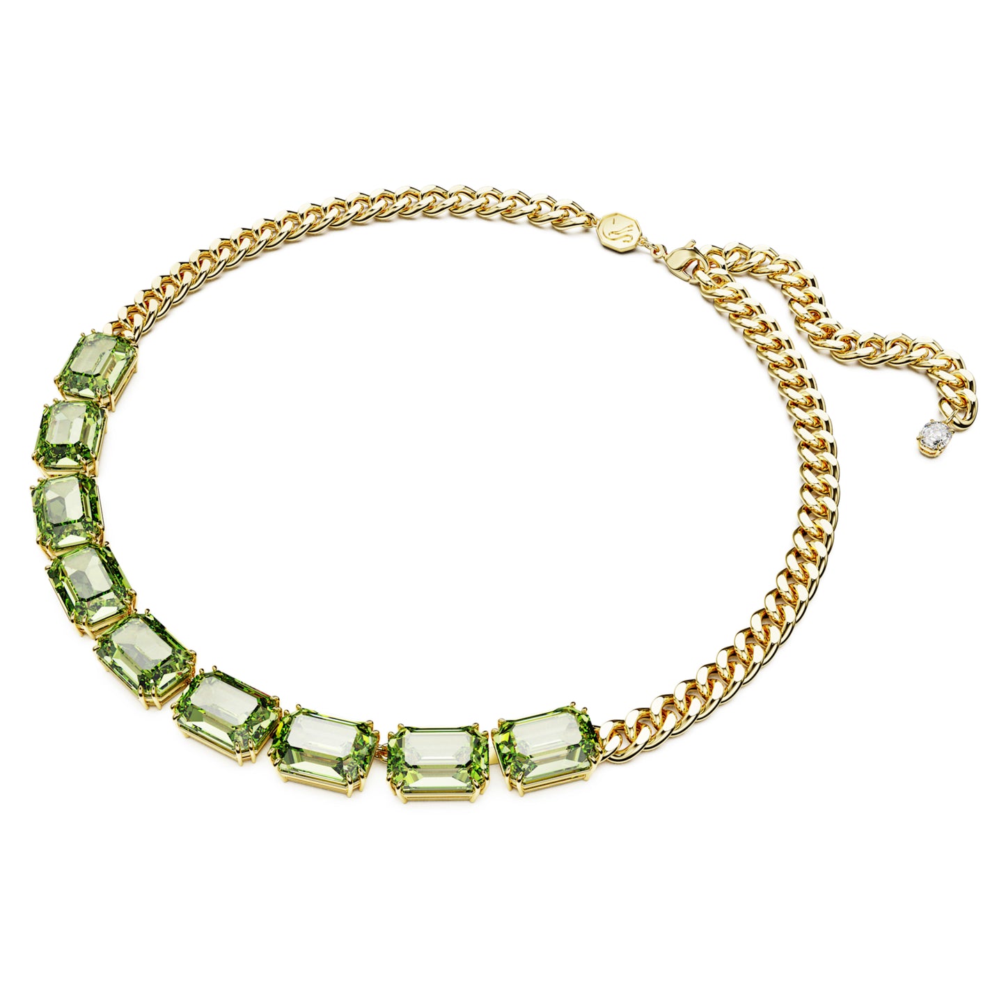 MILLENIA NECKLACE - GREEN, GOLD
