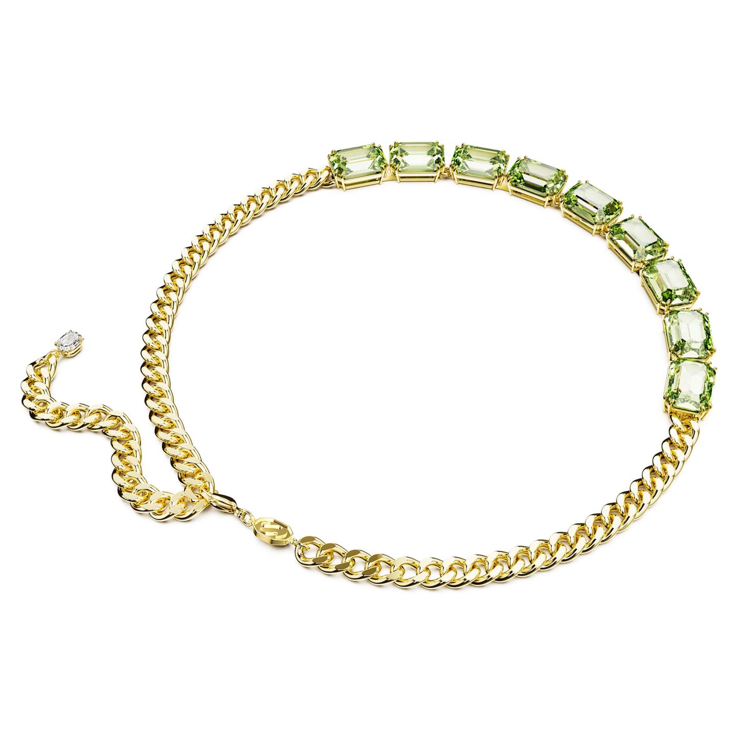 MILLENIA NECKLACE - GREEN, GOLD