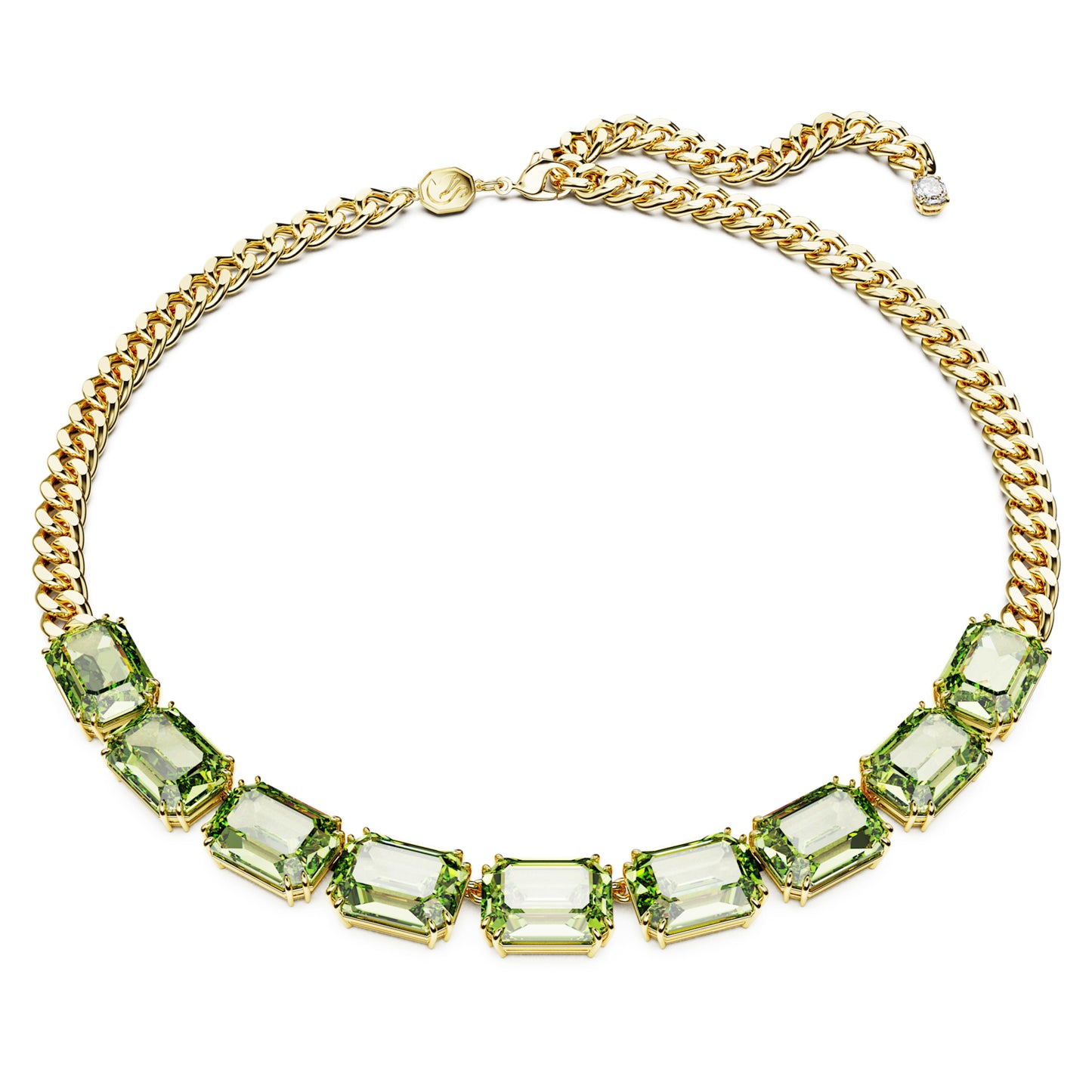 MILLENIA NECKLACE - GREEN, GOLD
