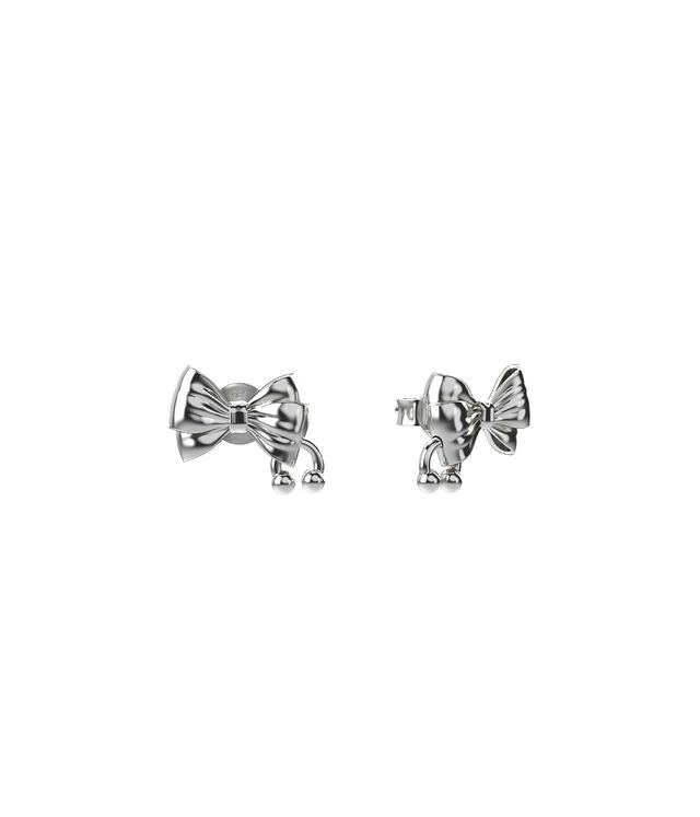 PIERCED BOW EARRINGS