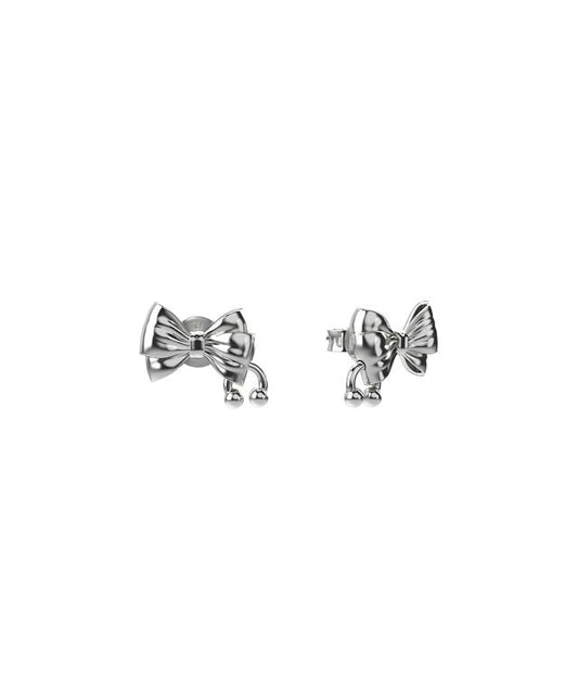 PIERCED BOW EARRINGS