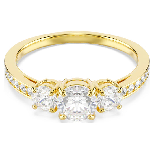 STILLA ATTRACT RING - WHITE, GOLD