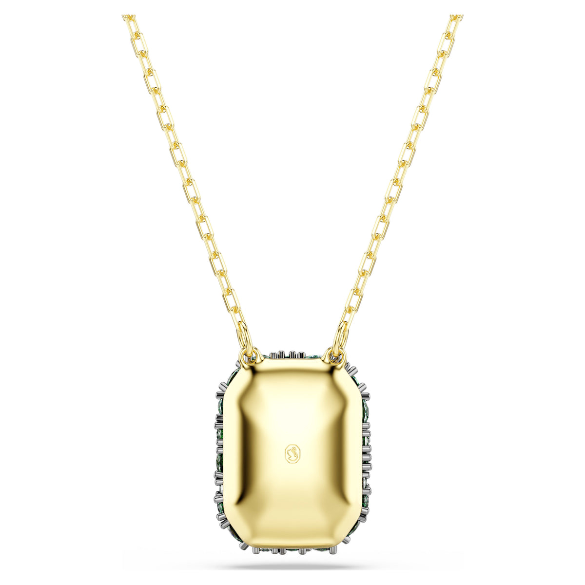 SUBLIMA OCTAGON PENDANT - GREEN, GOLD