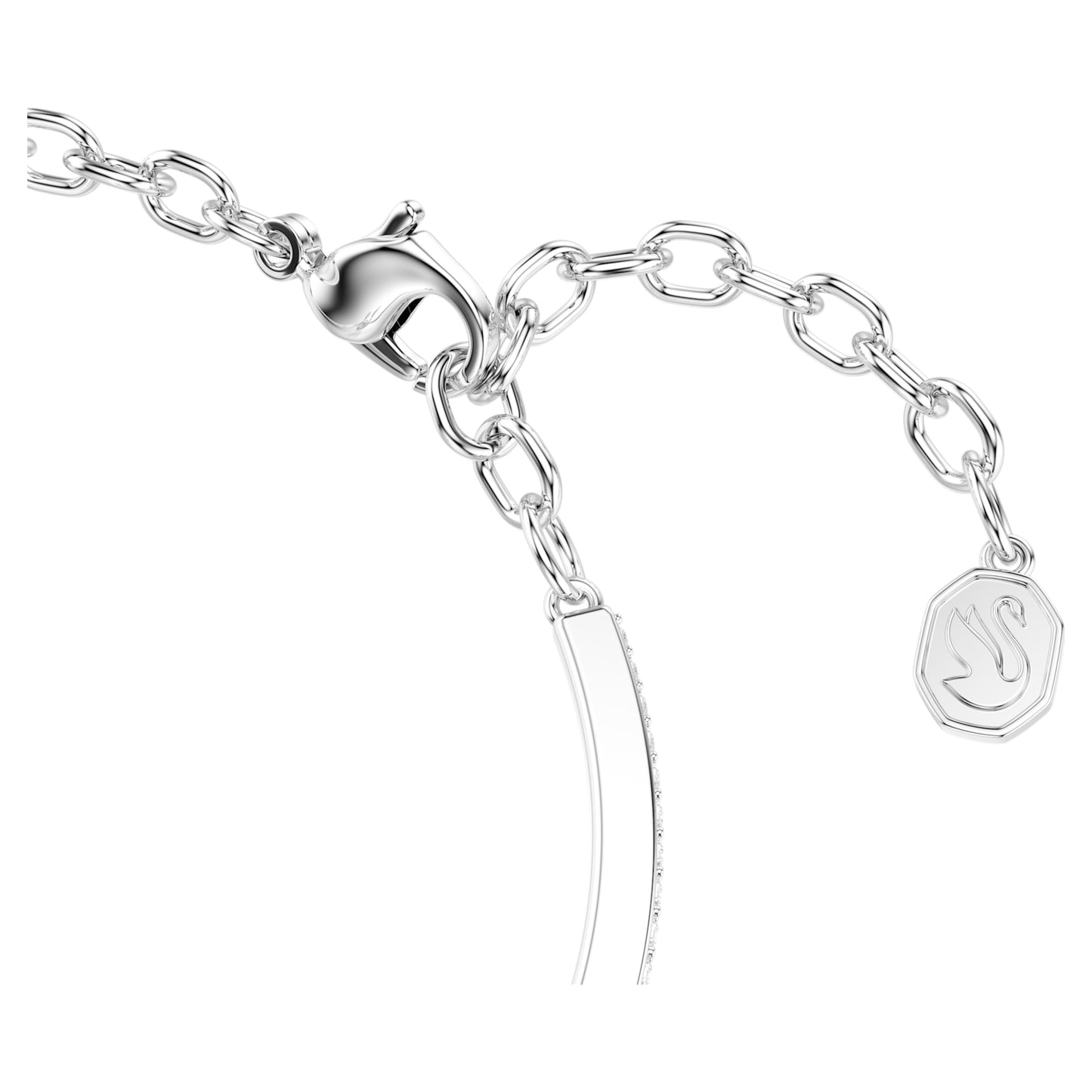 SYMBOLICA BANGLE HORSESHOE - BLUE, RHODIUM
