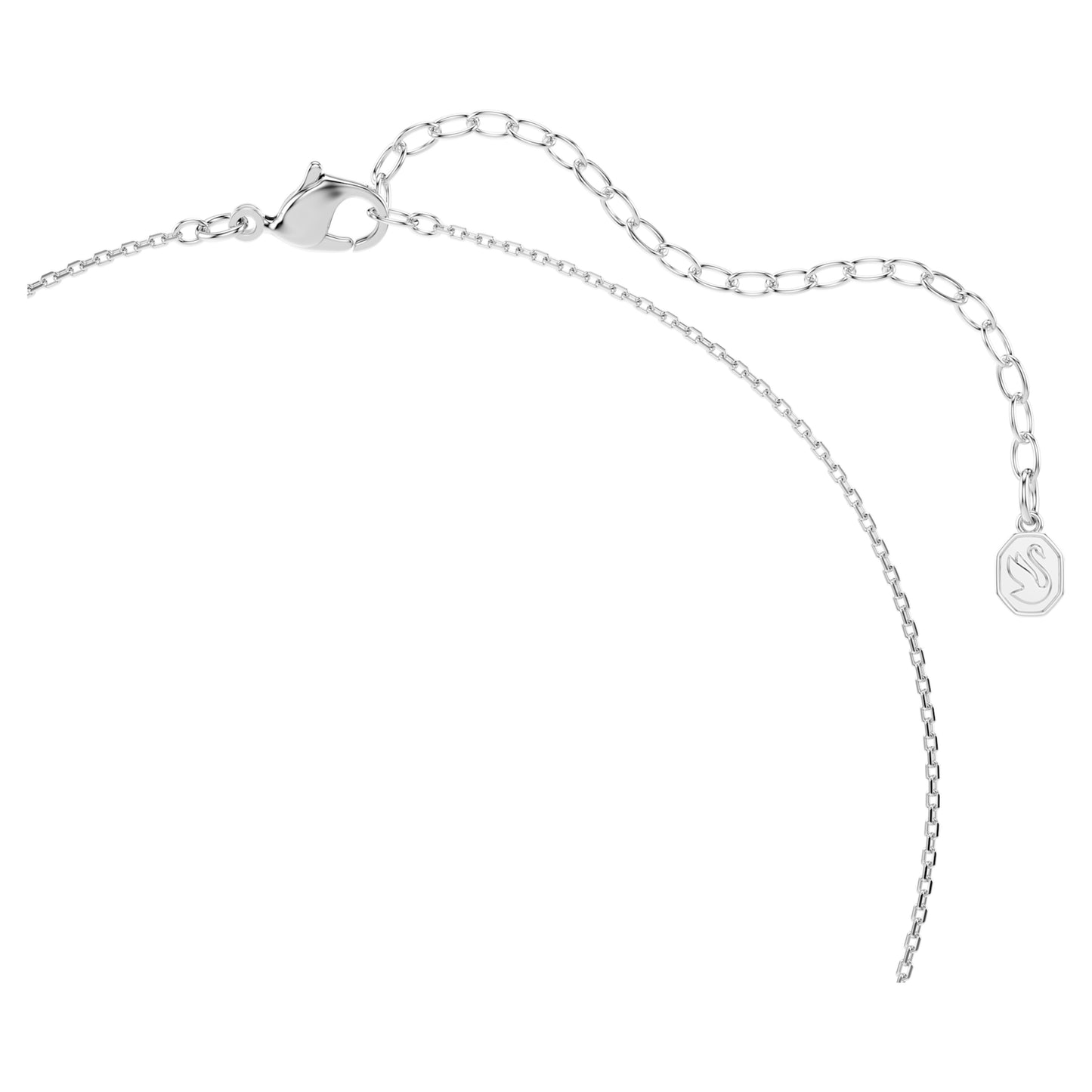 SYMBOLICA PENDANT HORSESHOE - BLUE, RHODIUM