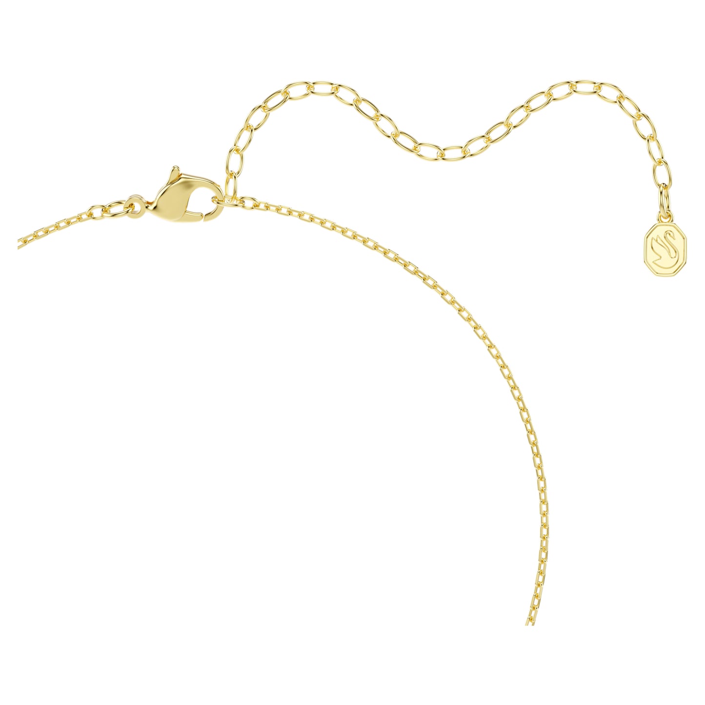 UNA ANGELIC PENDANT CUSHION CUT - WHITE, 18K GOLD