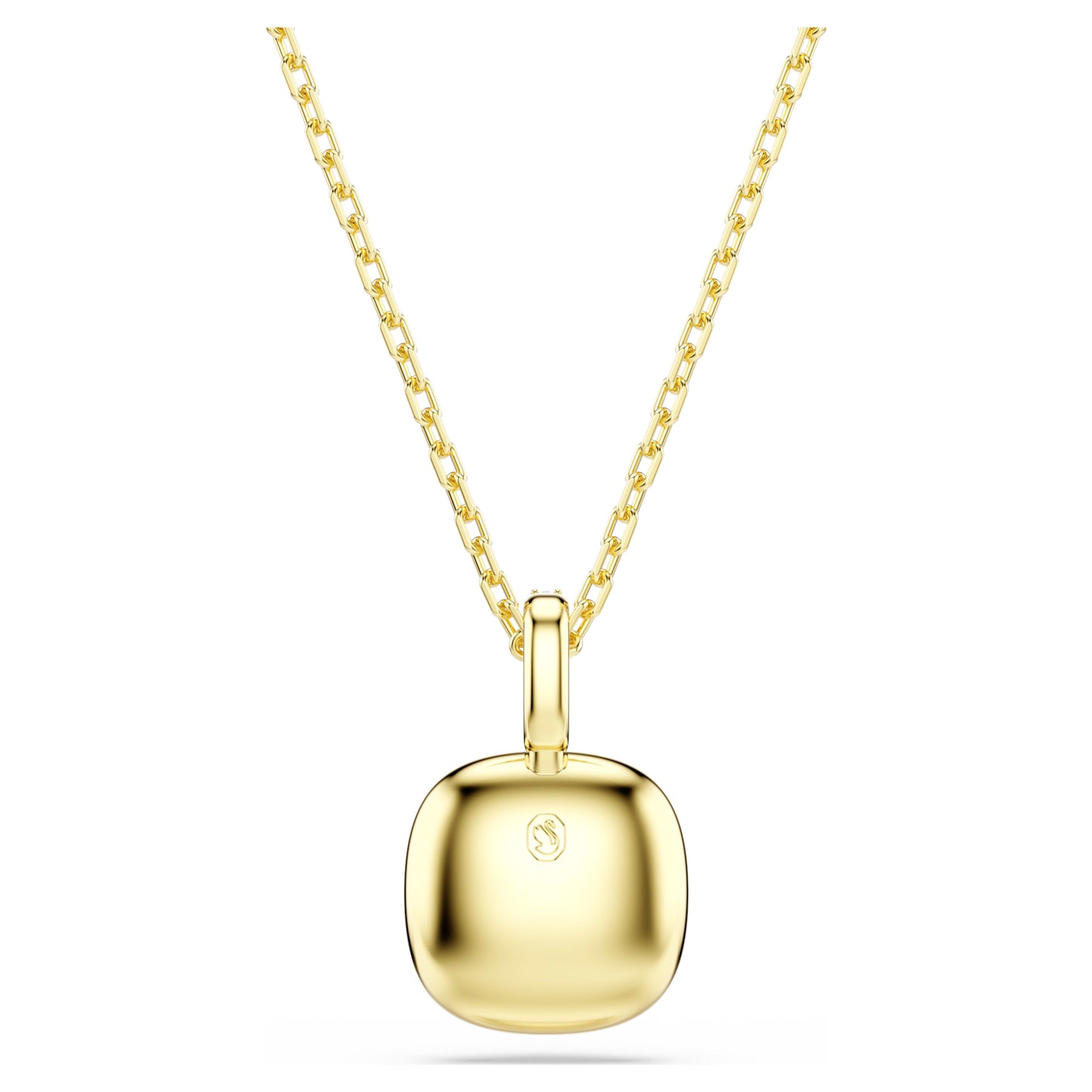 UNA ANGELIC PENDANT CUSHION CUT - WHITE, 18K GOLD