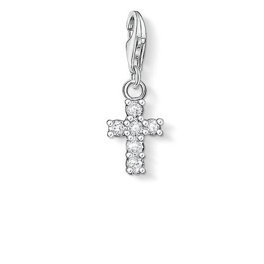 CHARM CLUB CZ CROSS CHARM
