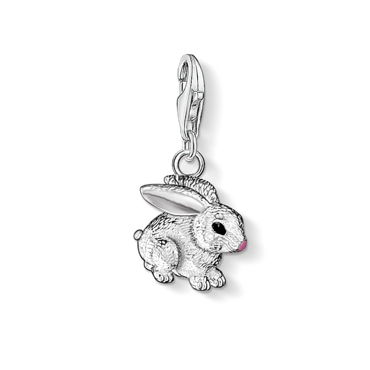 CHARM CLUB STERLING SILVER BUNNY CHARM