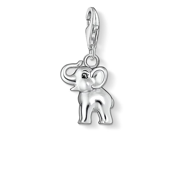 CHARM CLUB STERLING SILVER LUCKY ELEPHANT CHARM