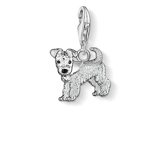 CHARM CLUB STERLING SILVER FOX TERRIER CHARM