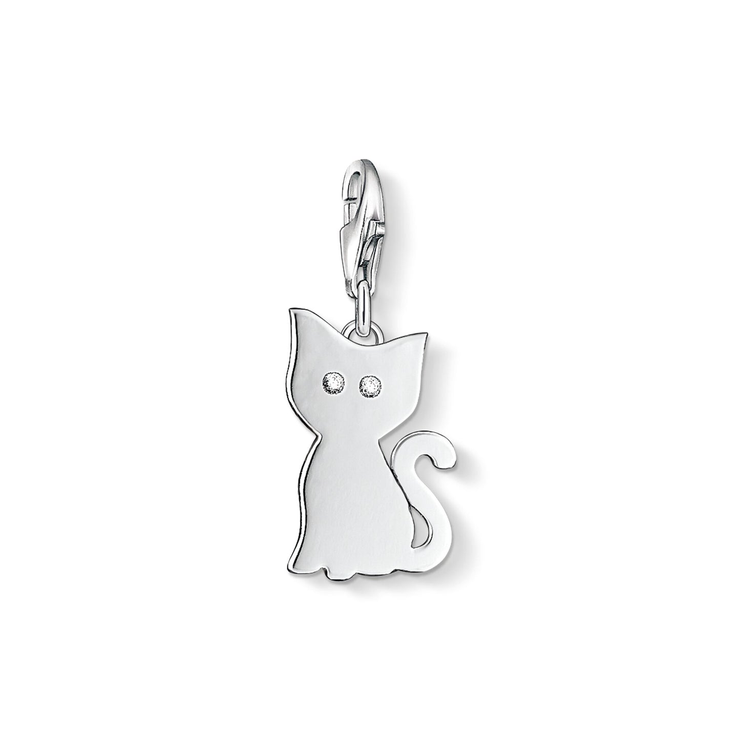 CHARM CLUB CZ KITTY CHARM