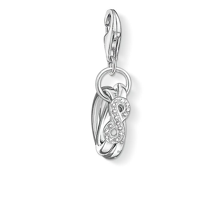 CHARM CLUB INFINITY RINGS CHARM