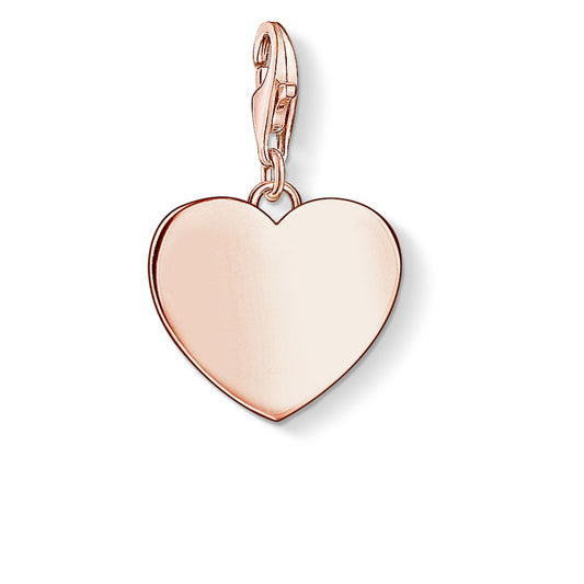 CHARM CLUB ENGRAVABLE HEART CHARM
